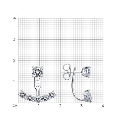 Ohrstecker 925 Silber Zirkonia