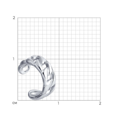 Ear cuff Ohrklemme 925 Silber