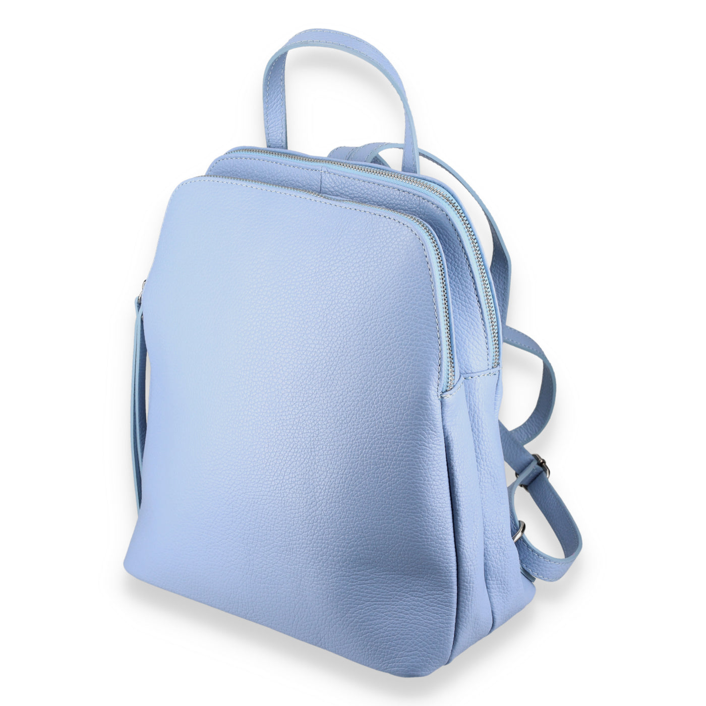 Rucksack Lederrucksack Cityrucksack Damen blau