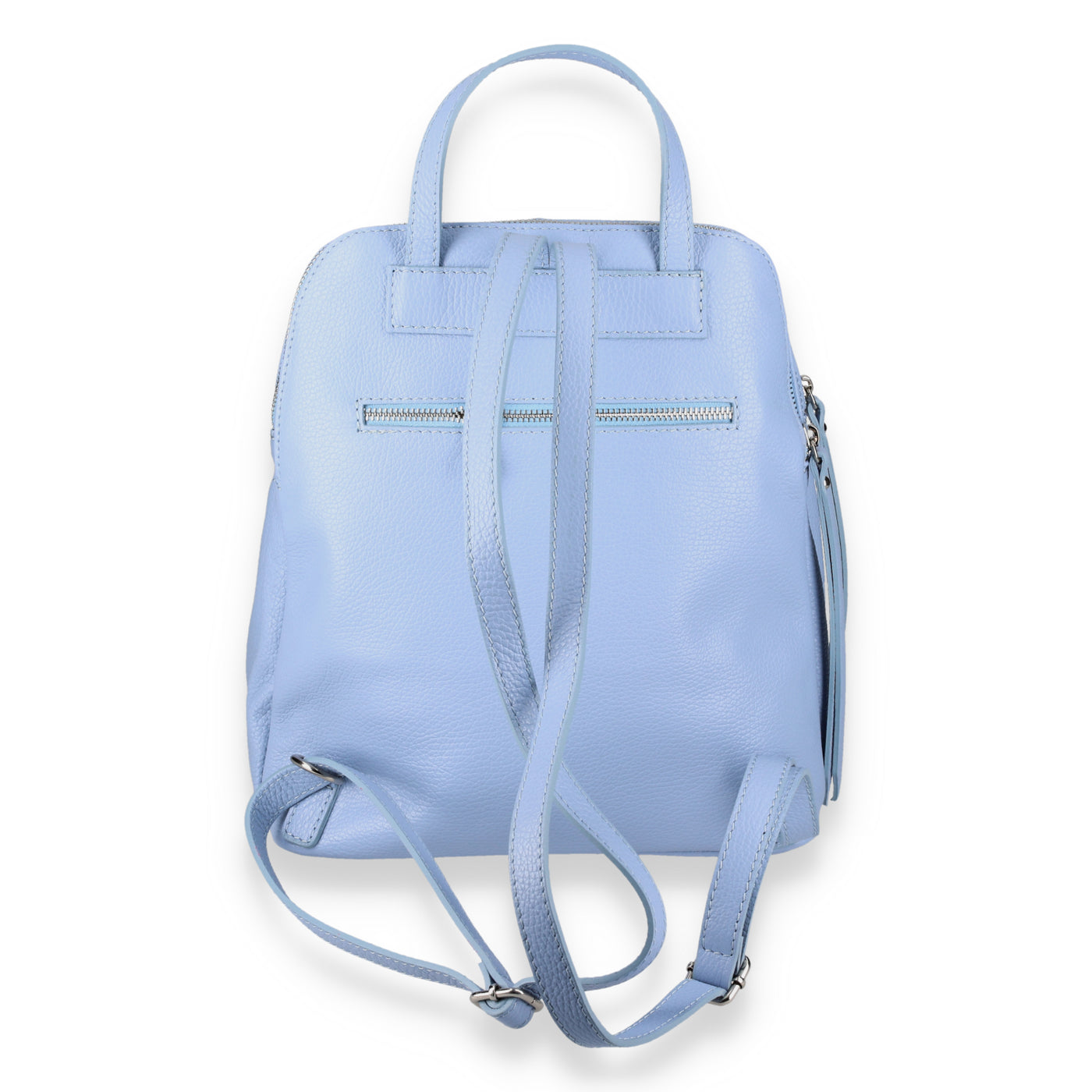 Rucksack Lederrucksack Cityrucksack Damen blau