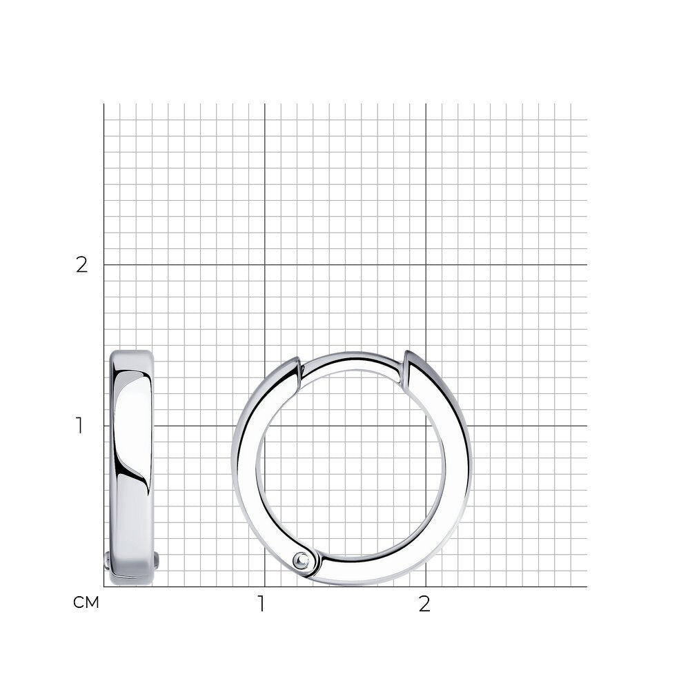 Creolen 925er Silber 15mm