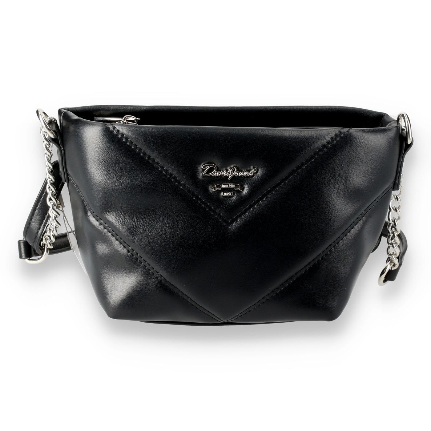 Umhängetasche Damen Schultertasche klein schwarz