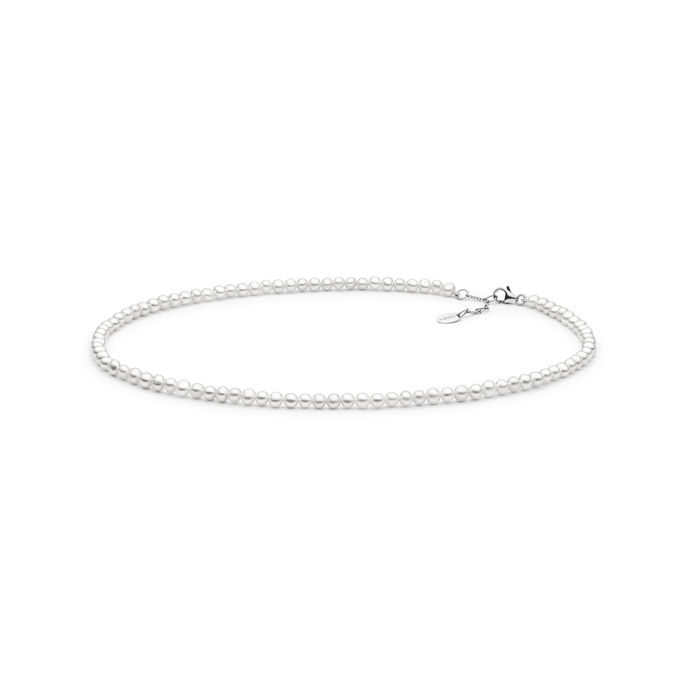 Perlenkette Damen 45cm 925er Silber Collier