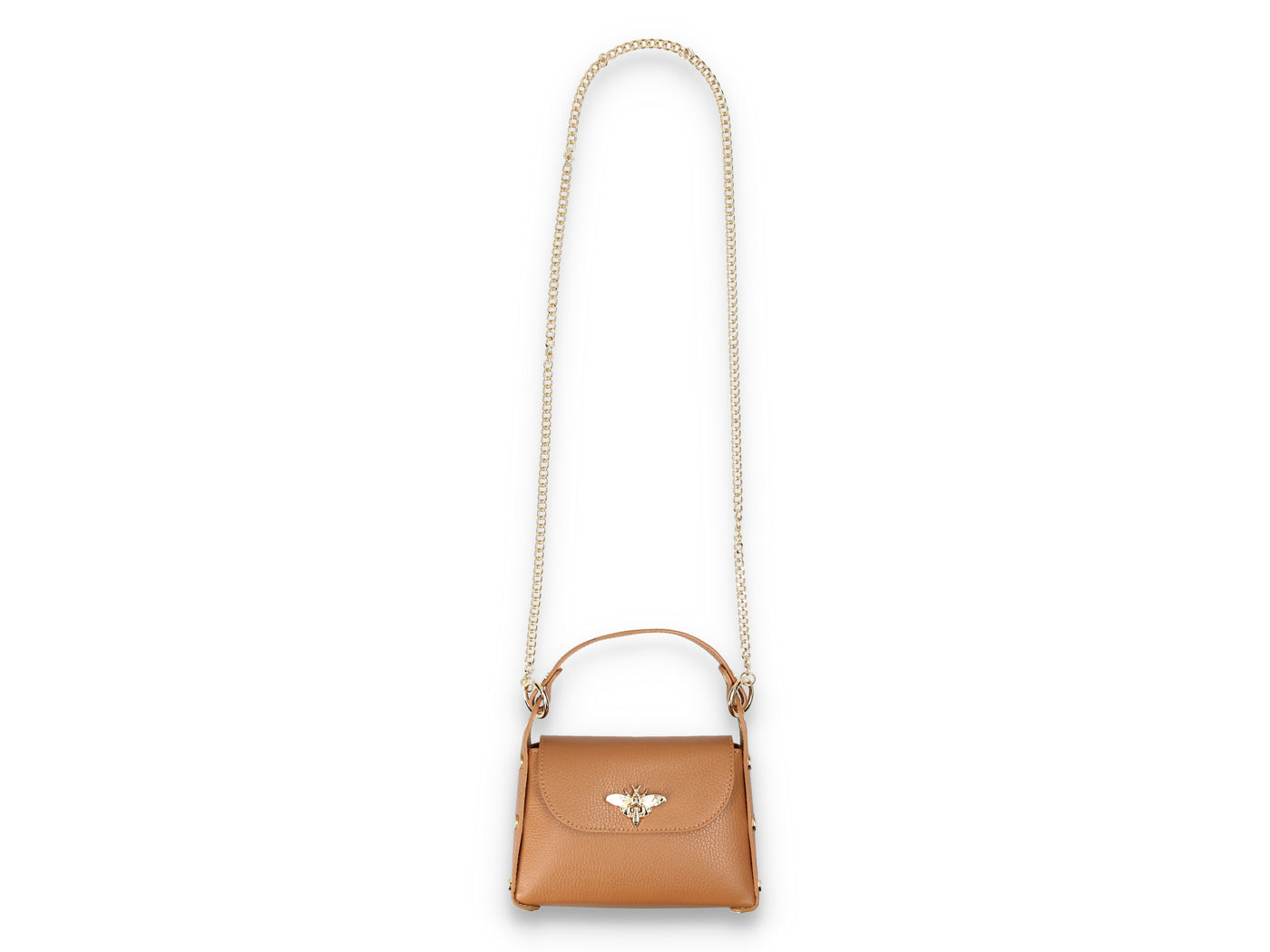 Umhängetasche Leder Crossbody Bag für Damen Braun