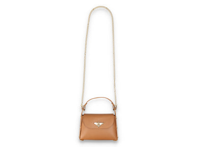 Umhängetasche Leder Crossbody Bag für Damen Braun