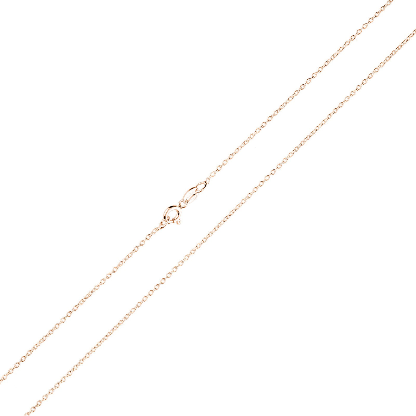 Buchstabe O mit Halskette Silber 925 Rosegold