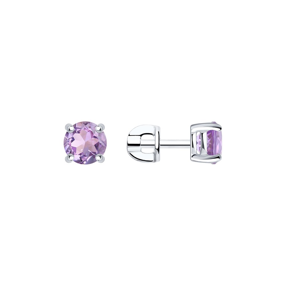 Ohrstecker Silber Amethyst