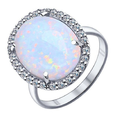 Opal Ring aus Silber 925