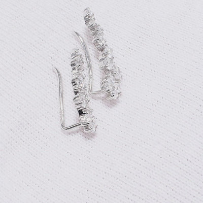 Ohrklemmen Silber 925 Ear Cuffs Zirkon