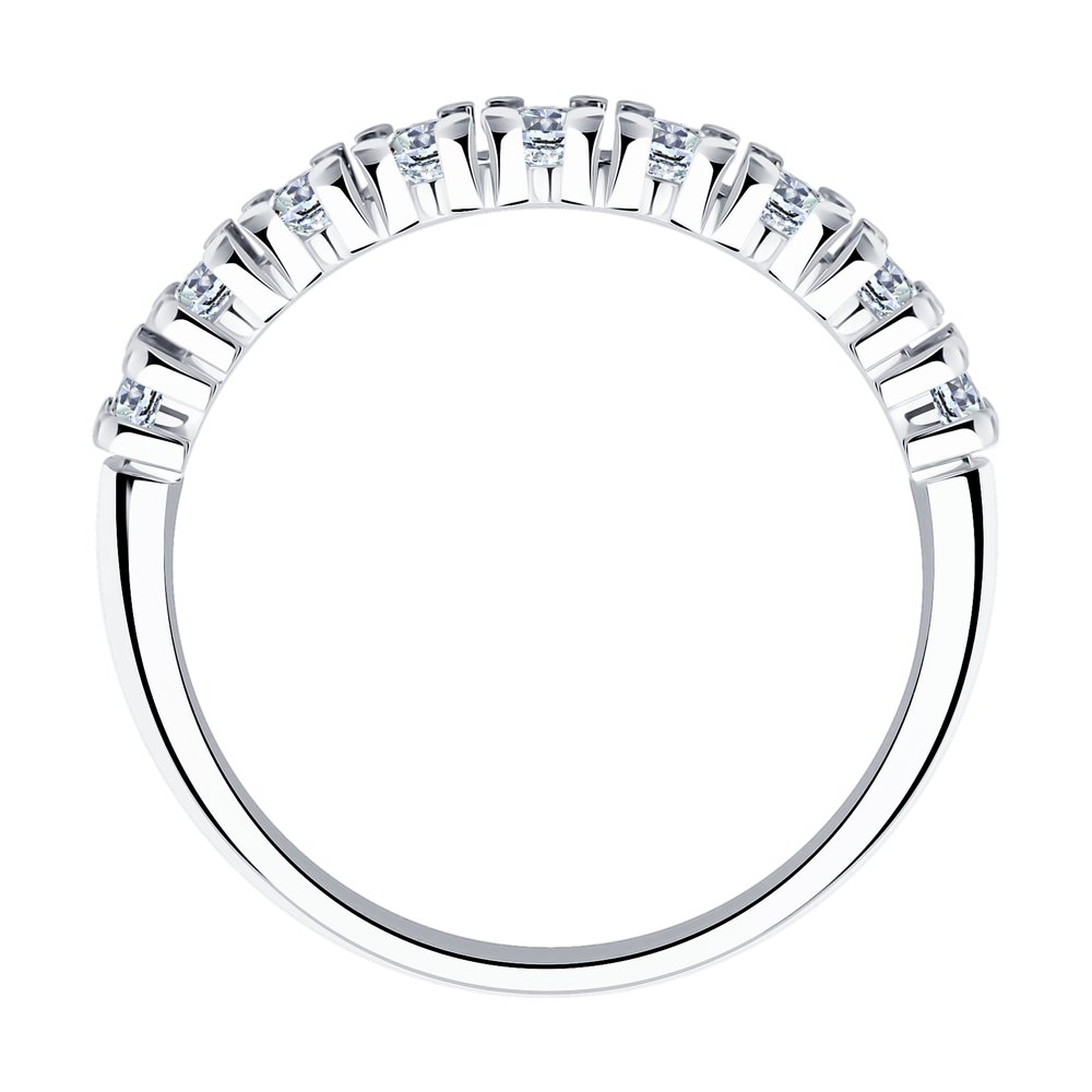 Silber Ring Damen mit Zirkonia