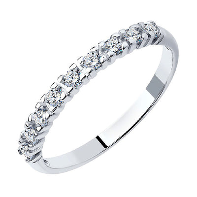 Silber Ring Damen mit Zirkonia